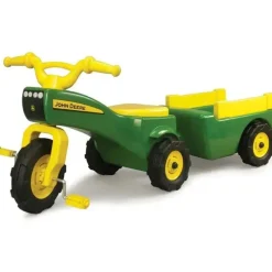 John Deere Ride-On Toys*- Trike & Wagon - Kid Powered Tricycle Ride On Toy