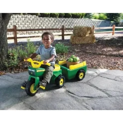 John Deere Ride-On Toys*- Trike & Wagon - Kid Powered Tricycle Ride On Toy