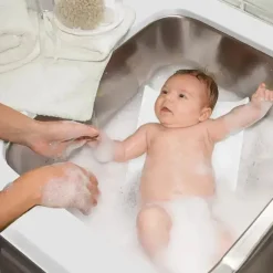 Jolly Jumper Bath Safety*- Bathe Eze, White, The Safe and Easy Way to Bath A Newborn Baby