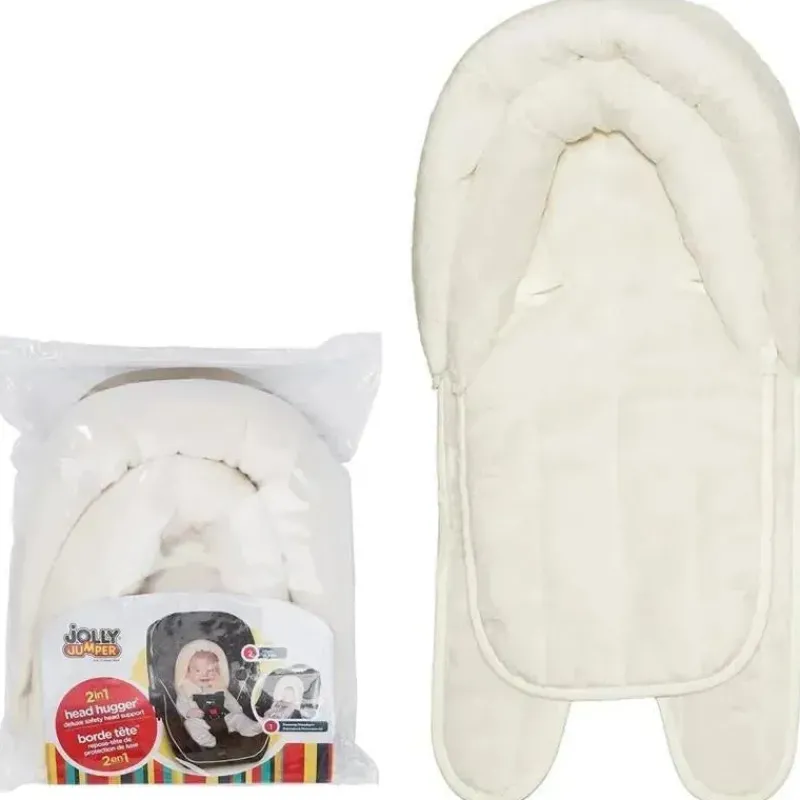 Jolly Jumper Car Seat Head Support & Strap Covers*- 2-In-1 Head Hugger