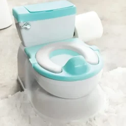 Jool Baby Potty Seats*- Real Feel Potty with Wipes Storage, Aqua