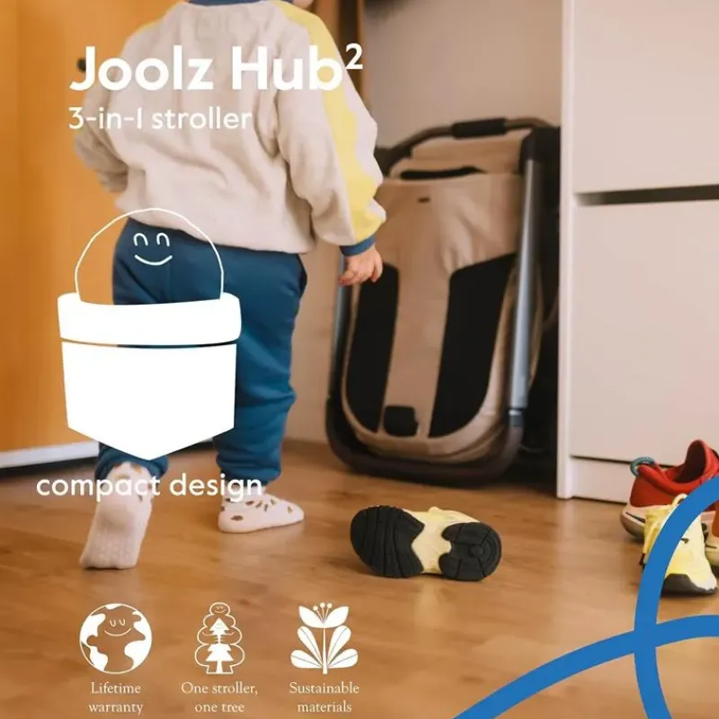 Joolz Lightweight Strollers|Single Strollers*- Hub² Compact Stroller Lightweight, Forest Green