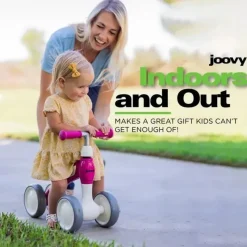 Joovy Bikes & Trikes*- Skoot Balance Bike for Children 10m and Up to 45lbs, Pinkcrush