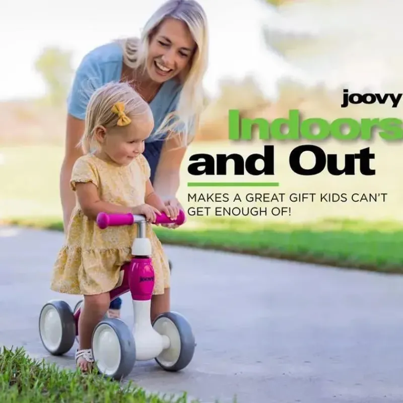 Joovy Bikes & Trikes*- Skoot Balance Bike for Children 10m and Up to 45lbs, Pinkcrush