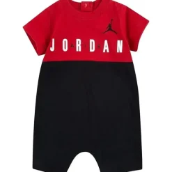 Jordan Baby Athletic*Baby - Big Block Romper Red And Black