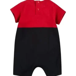 Jordan Baby Athletic*Baby - Big Block Romper Red And Black