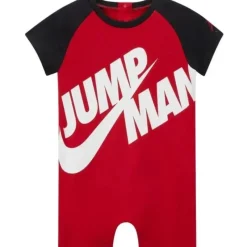 Jordan Baby Athletic*Baby - Boy Jumpman By Nike Romper, Gym Red