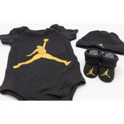 Jordan Baby Athletic*Baby - 3Pk Basic Set Black & Gold