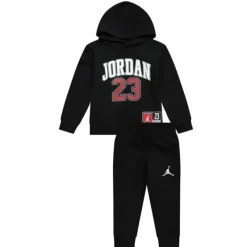 Haddad Baby Athletic*Jordan Baby - 2Pk Boy Jersey Pack Hoodie & Jogger Pants, Black