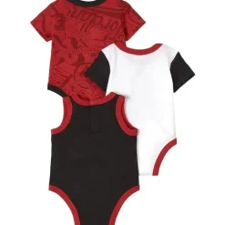 Jordan Baby Athletic*Baby - 3Pk Boys Bodysuits AJ, Red, Black and White