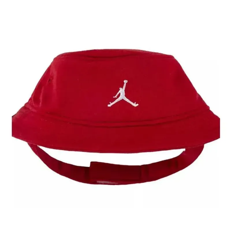 Jordan Baby Athletic*Baby Boys Bucket Hat and Bodysuit Gift Box Red, 2 Piece Set