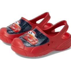 Josmo Cars|Baby Shoes*- Baby Boy Cars Slide Sandals, Red