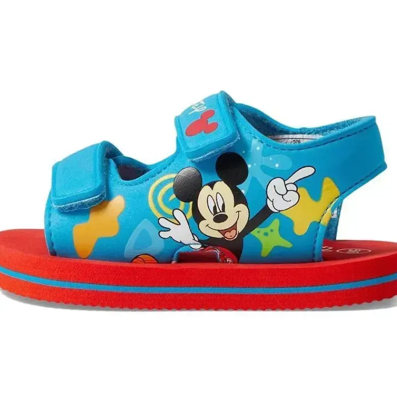Josmo Mickey & Minnie*- Baby Boy Mickey Hook-and-Loop Sandal