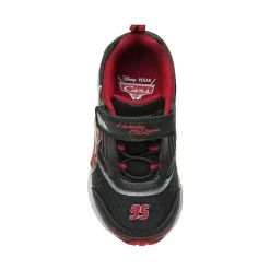 Josmo Cars|Baby Shoes*- Baby Boys Cars Sneakers, Black/Red
