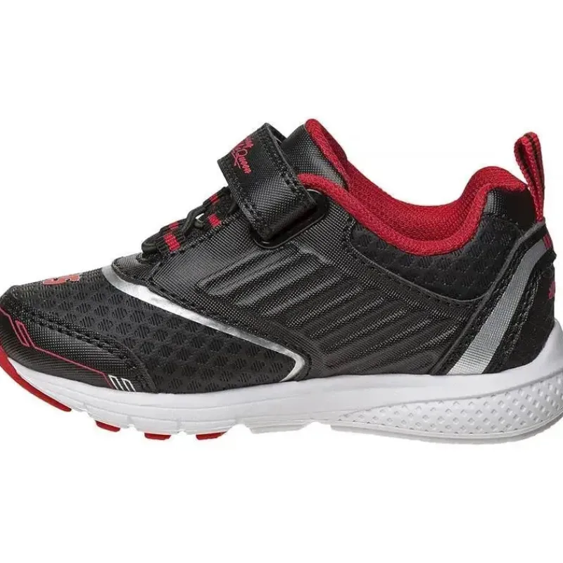 Josmo Cars|Baby Shoes*- Baby Boys Cars Sneakers, Black/Red