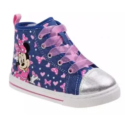 Josmo Mickey & Minnie*- Baby Girl Minnie Mouse High-Top Sneakers