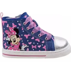 Josmo Mickey & Minnie*- Baby Girl Minnie Mouse High-Top Sneakers