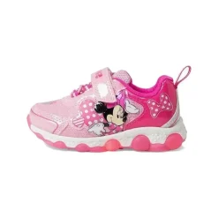 Josmo Mickey & Minnie|Baby Shoes*- Baby Girl's Minnie Mouse Lighted Sneakers, Pink