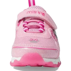 Josmo Mickey & Minnie|Baby Shoes*- Baby Girl's Minnie Mouse Lighted Sneakers, Pink