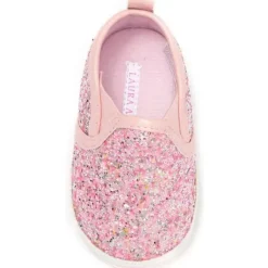 Josmo Baby Shoes*- Laura Ashley Girl Infant Sneaker Pink Glitter