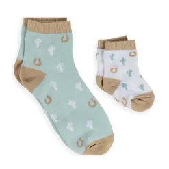 Ju-Ju-Be Baby Gloves & Socks*Jujube - Mama & Me Socks Set, Howdy Partner Blue