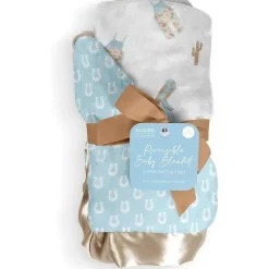 Ju-Ju-Be Blankets & Quilts*Jujube - Reversible Baby Blanket, Howdy Partner Blue