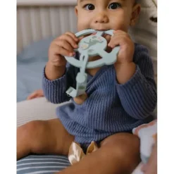 Ju-Ju-Be Rattles & Teethers|Toys For 0-12 Months*Jujube - Silicone Teether Ring With Detachable Clip, Roarsome