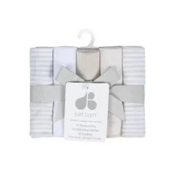 Just Born Baby Washcloths*- 10 Pk Washcloth, Natural Foliage