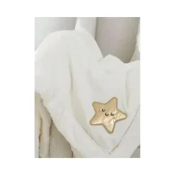 Just Born Blankets & Quilts*- Baby Neutral Plush Blanket, Star