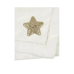 Just Born Blankets & Quilts*- Baby Neutral Plush Blanket, Star