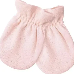 Just Born Baby Hats*- Baby-girls 4-piece Caps & Mittens SetMittens, Dusty Pink and Floral, 0-6M