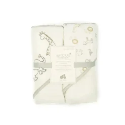 Just Born Baby Bath Towels*2 Piece Giraffe Hooded Baby Towels