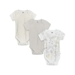 Just Born Baby Onesies & Bodysuits*- 3Pk Baby Neutral Bodysuit, Neutral Foliage