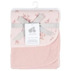 Just Born Blankets & Quilts*- 2Pk Cotton Baby Blanket Girl Pink