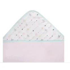 Just Born Baby Bath Towels*- 2Pk Love and Sugar Hooded Towels, Pink