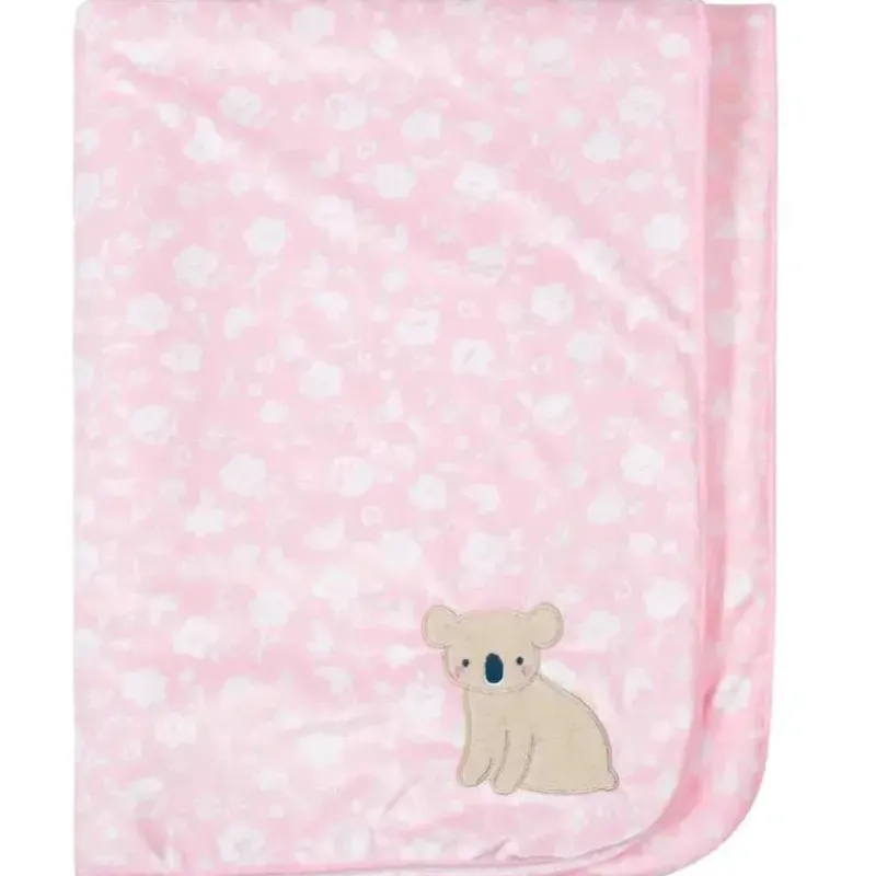 Just Born Blankets & Quilts*- 1Pk Suedeplush Blanket, Floral Koala