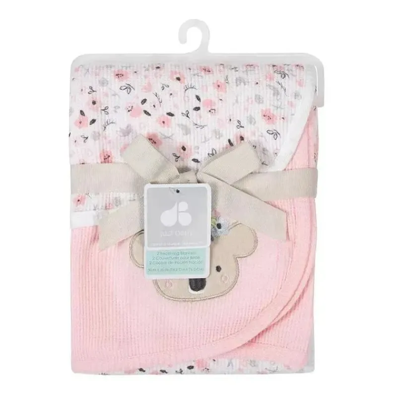 Just Born Blankets & Quilts*- 1Pk Suedeplush Blanket, Floral Koala