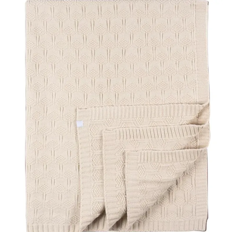Just Born Blankets & Quilts*- 1Pk Sweater Knit Blanket Baby Neutral Tan