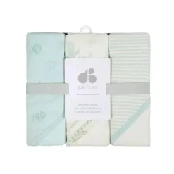 Just Born Baby Bath Towels*- 3Pk Terry Hooded Towel, Desert Cactus