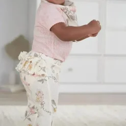 Just Born Baby Shorts, Jeans & Pants*- Unisex Baby 2-Pack Pants, Vintage Floral, 3-6M