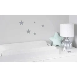 Just Born Changing Pads & Covers*Sparkle Velboa Changing Pad Cover, Ivory