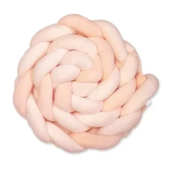 Kalencom Bumpers, Liners & Skirts*- Braided Crib Bumper, Salmon