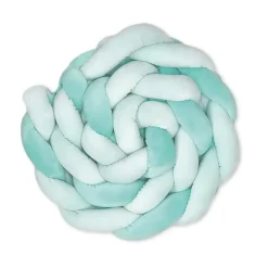 Kalencom Bumpers, Liners & Skirts*- Braided Crib Bumper, Mint