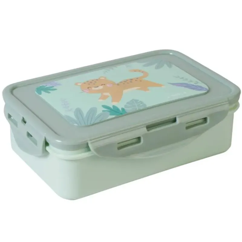 Kalencom Rattles & Teethers*- Lunch Box, Jungle Cheetahs (Large)