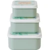 Kalencom Lunch Box|Dishes, Utensils & Food Containers*- Set Of 3 Lunch Boxes, Hunter Mint