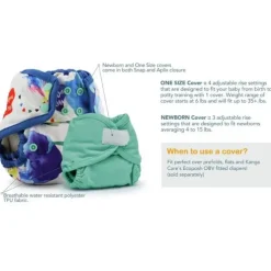 Kanga Care Cloth & Reusable Diapers*- Rumparooz One Size Cloth Diaper Covers, Copper Orange