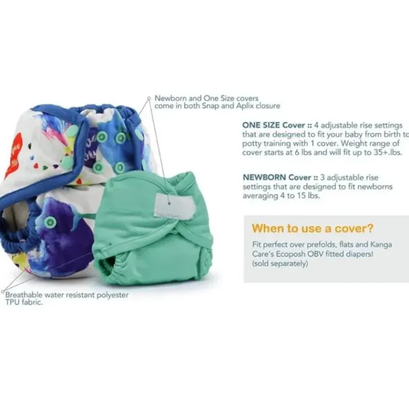 Kanga Care Cloth & Reusable Diapers*- Rumparooz One Size Cloth Diaper Covers, Clover
