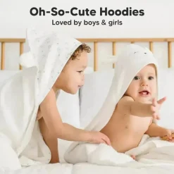 Keababies Baby Bath Towels*- Cuddle Baby Hooded Towel, Lamb