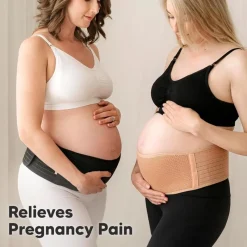 Keababies Pre/Post Maternity Supports*- Maternity Belly Bands for Pregnant Women Beige