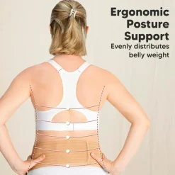 Keababies Pre/Post Maternity Supports*- Maternity Belly Bands for Pregnant Women Beige